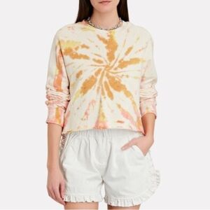 NWOT Mother The Loafer Crop Fray Sweatshirt - M